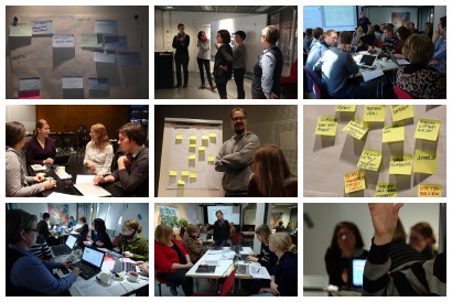 Photos from Open Knowledge Finland training activities