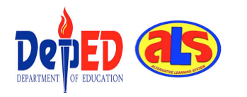 Figure.1 DepEd and ALS logo